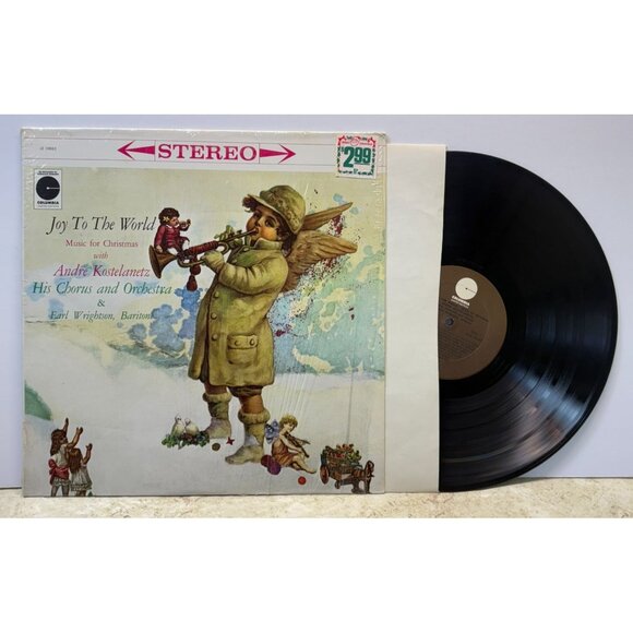 Andre Kostelanetz Joy To The World Christmas Music LP Earl Wrightson Baritone - Picture 1 of 6
